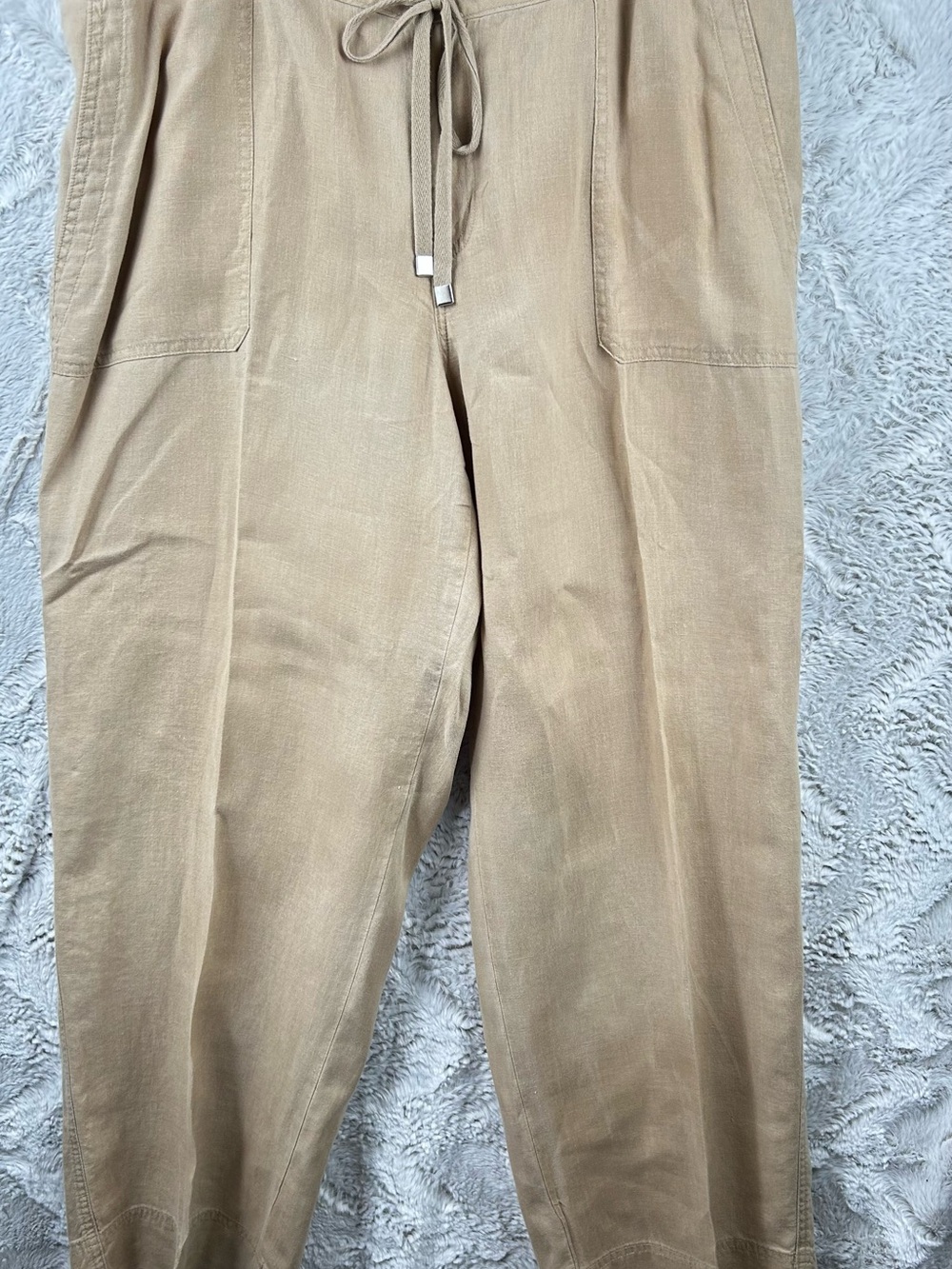 Ralph Lauren women’s Drawstring Chinos in Light Tan